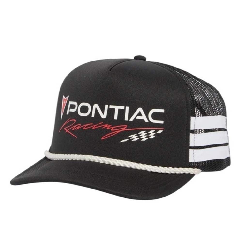 Foamy Talladega Trucker Cap Pantiac Racing Adjustable Breathable Back Hat NWT